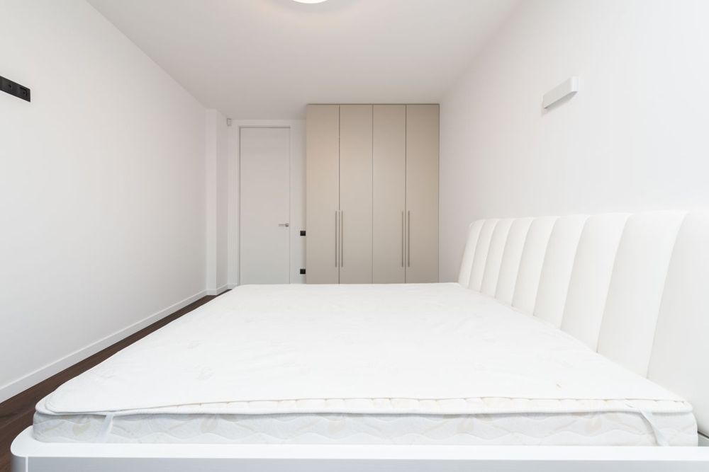 Clean, sanitized mattress in a bedroom in Redding, CT