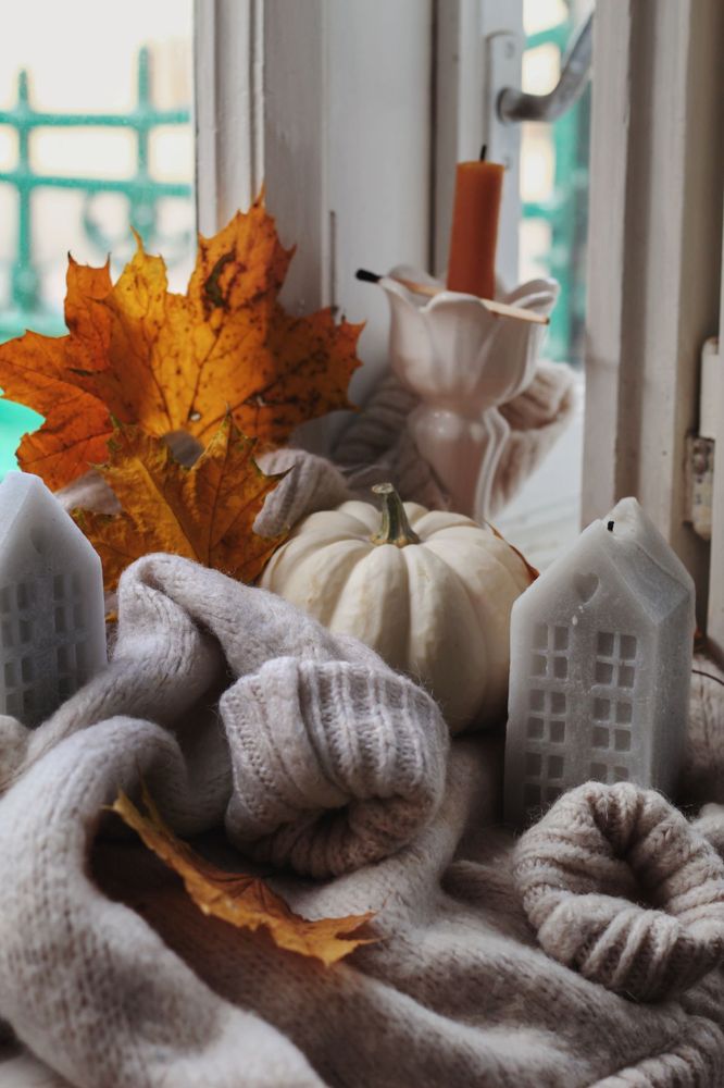 Bright, cozy home interior in Prospect, CT during the fall season