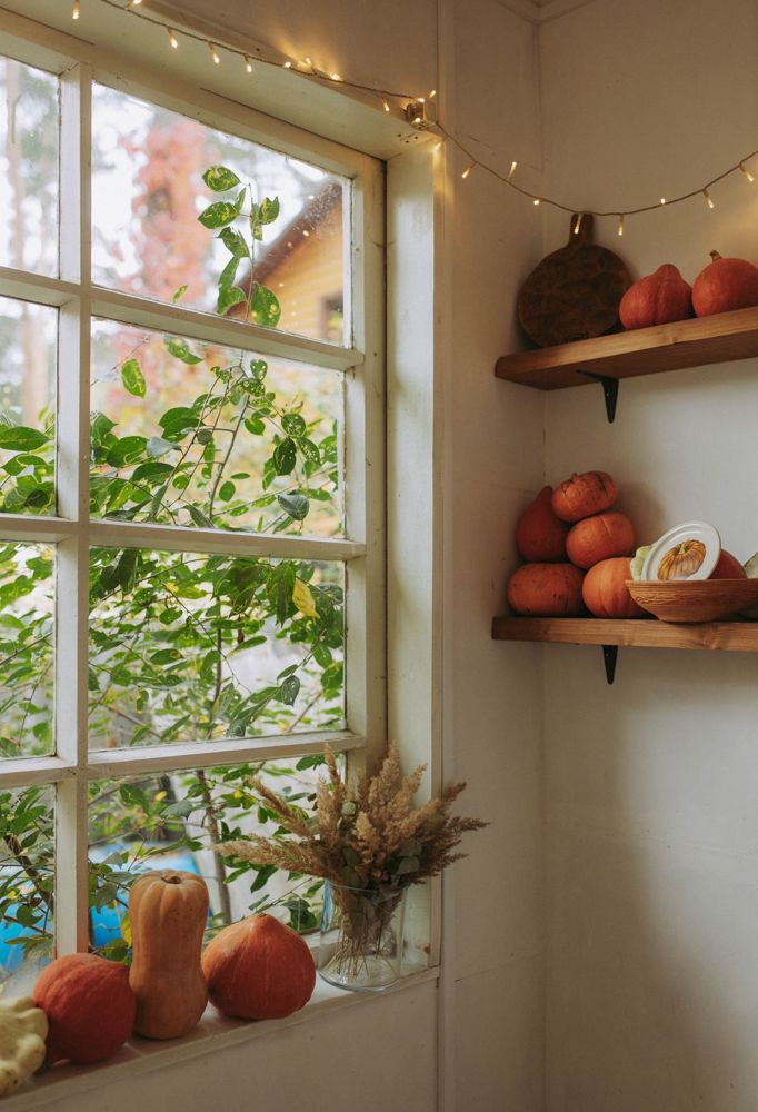 Bright, cozy home interior in Derby, CT during the fall season