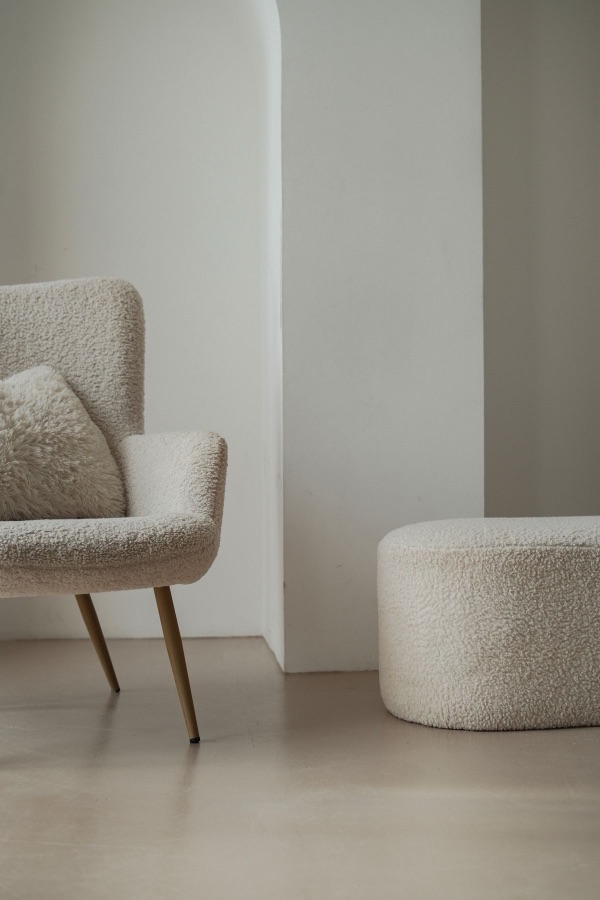 Clean, stain-free upholstered chair after BluePeak Cleaning Co. stain removal service